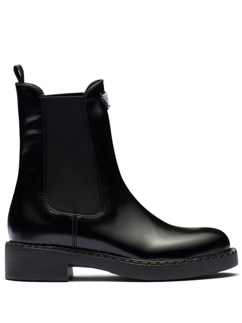 prada patent boots knee|prada brushed leather ankle boots.